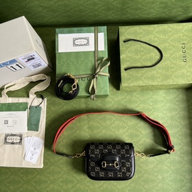 Сумка Gucc1955 Horsebit Bag! Классическая пряжка виде конской узд