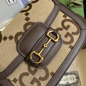 Оригинальная кожаная сумка-седло из серии «Aria» от Gucci предста