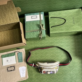Поясная сумка Gucci с принтом животных FABOG 9742 Это произведени