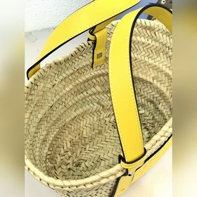 Сумка из соломы в наличии. Новые цвета корзин для овощей поступил