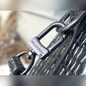 Высококачественная оригинальная сумка M80641 черного цвета с крок