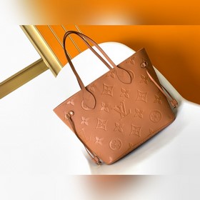 Высококачественная сумка Neverfull среднего размера из натурально