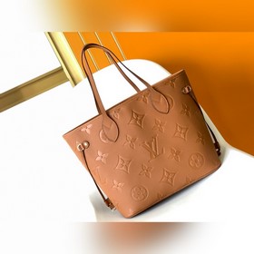 Высококачественная сумка Neverfull среднего размера из натурально