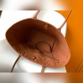 Высококачественная сумка Neverfull среднего размера из натурально
