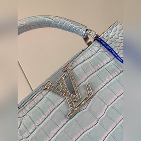 Высококачественная кожа N94228 с розовой застежкой виде бриллиант