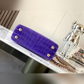 Высококачественная кожа N81190, цвет «аметист», блестящая текстур