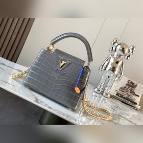 Высококачественная кожа N81190 темно-серого цвета с блестящей тек