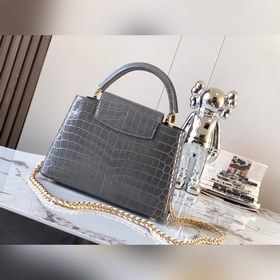 Высококачественная кожа N81215 темно-серого цвета с блестящей тек