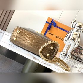 Высококачественная кожа N81190 с золотистым блестящим узором под 