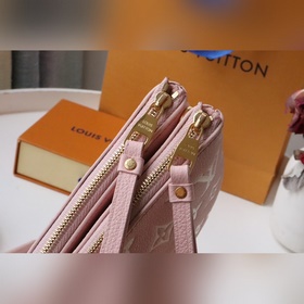 Эмпрейнт Кожаная сумка через плечо Эта сумка Double Zip Pochette 