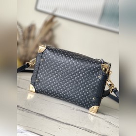 Высококачественная оригинальная сумка M46358 из черной кожи. Диза