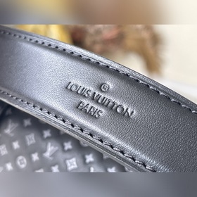 Высококачественная оригинальная сумка M46358 из черной кожи. Диза