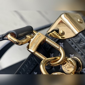 Высококачественная оригинальная сумка M46358 из черной кожи. Диза
