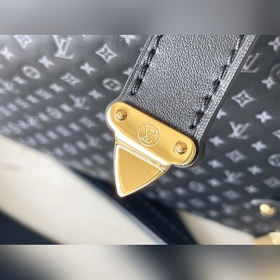 Высококачественная оригинальная сумка M46358 из черной кожи. Диза