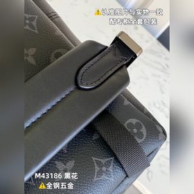 【Оригинальный продукт высшего качества】 M43186 Черный цвет. Кожа 