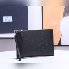 PRADA 2NG033 Мужская сумка (конверт) Импортная кожа Saffiano с кр