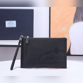 PRADA 2NG033 Мужская сумка (конверт) Импортная кожа Saffiano с кр