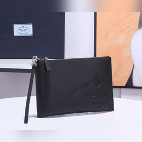PRADA 2NG033 Мужская сумка (конверт) Импортная кожа Saffiano с кр