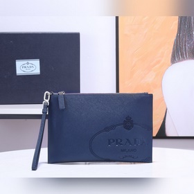 PRADA 2NG033 Мужская сумка (конверт) Импортная кожа Saffiano с кр