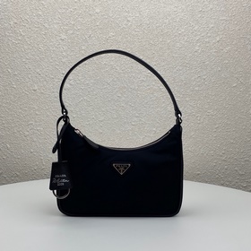 【Высококачественный оригинал】 Новейшая модная сумка Prada с плече