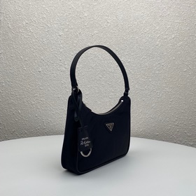 【Высококачественный оригинал】 Новейшая модная сумка Prada с плече