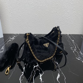 【Высококачественный оригинал】 Новая модель сумки Hobo из козьей ш