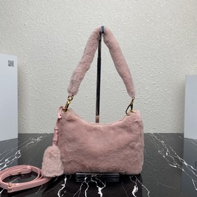 【Высококачественный оригинал】 Новая модель сумки Hobo из козьей ш