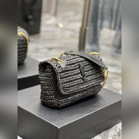 633151 Плетение Размер： 22 × 16,5 × 12 см (для справки) Ps： Сумки