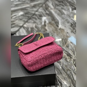 633151 Плетение Размер： 22 × 16,5 × 12 см (для справки) Ps： Сумки