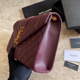 YSL Saint Laurent Новая классическая сумка-почтальон с ромбовидны