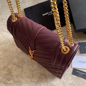 YSL Saint Laurent Новая классическая сумка-почтальон с ромбовидны