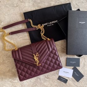 YSL Saint Laurent Новая классическая сумка-почтальон с ромбовидны