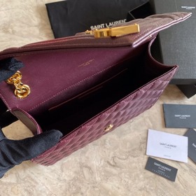 YSL Saint Laurent Новая классическая сумка-почтальон с ромбовидны