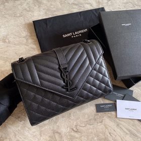 YSL Saint Laurent Новая классическая сумка-почтальон с ромбовидны