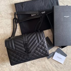 YSL Saint Laurent Новая классическая сумка-почтальон с ромбовидны