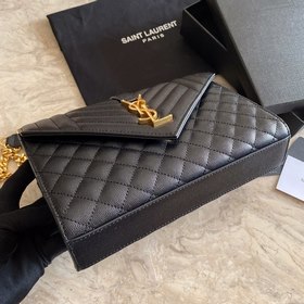 YSL Saint Laurent Новая классическая сумка-почтальон с ромбовидны