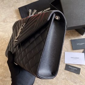YSL Saint Laurent Новая классическая сумка-почтальон с ромбовидны