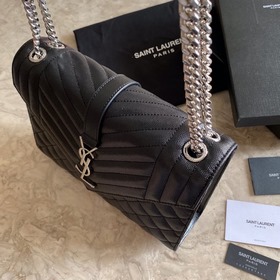 YSL Saint Laurent Новая классическая сумка-почтальон с ромбовидны