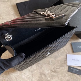 YSL Saint Laurent Новая классическая сумка-почтальон с ромбовидны
