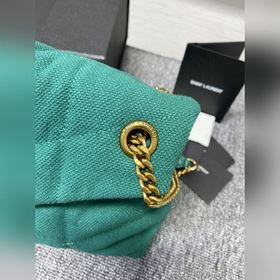 Новая сумка Lou от Saint Laurent из канваса с облаками. Каждая де
