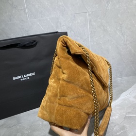 35 см Сумка LOULOU PUFFER стеганым узором, изготовлена из 100% ко