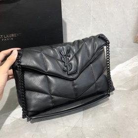 29 см P720LOULOU PUFFER Сумка из стеганой кожи ягненка, изготовле