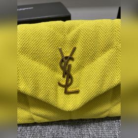 Новая модель Lou от Saint Laurent. Новая сумка из парусины с обла