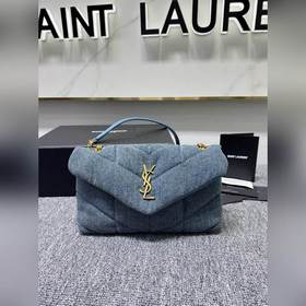YSL Loulou puffer из серии «Джинсовая» отличается высоким качеств