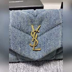 YSL Loulou puffer из серии «Джинсовая» отличается высоким качеств