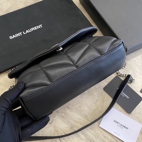 Сумка Saint Laurent YSL LOULOU PUFFER мини, складывается вдвое, н