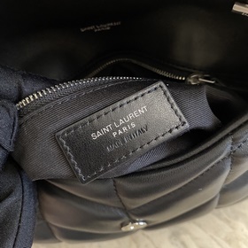 Сумка Saint Laurent YSL LOULOU PUFFER мини, складывается вдвое, н