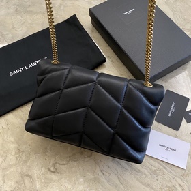 Сумка Saint Laurent YSL LOULOU PUFFER мини, складывается вдвое, н