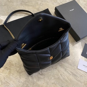 Сумка Saint Laurent YSL LOULOU PUFFER мини, складывается вдвое, н