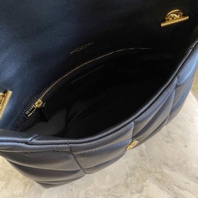 Сумка Saint Laurent YSL LOULOU PUFFER мини, складывается вдвое, н